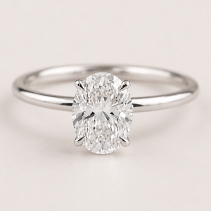 Diamond Oval engagement ring