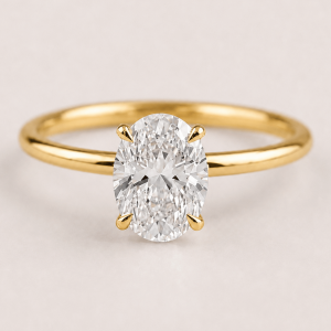 Diamond Oval engagement ring